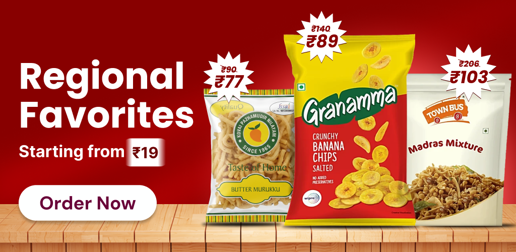 Regional Favorites Starting from Rs 19