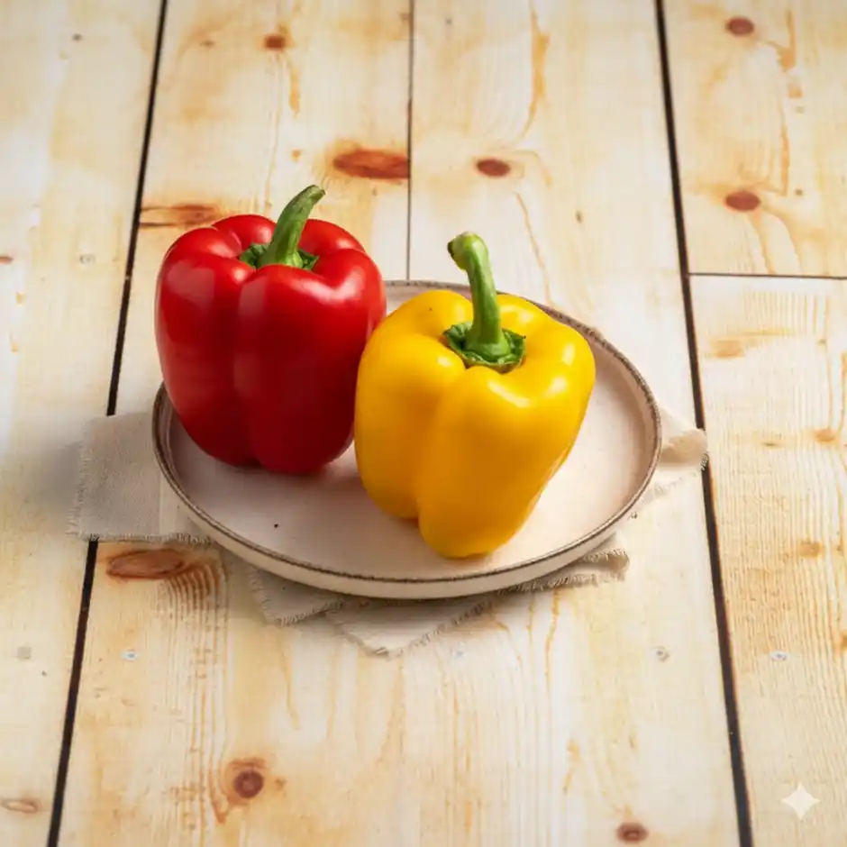 Capsicum Red And Yellow